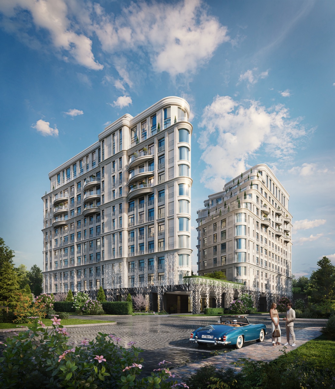 ДОМ XXII, Москва — архитектурная визуализация для Донстрой, кадр 3