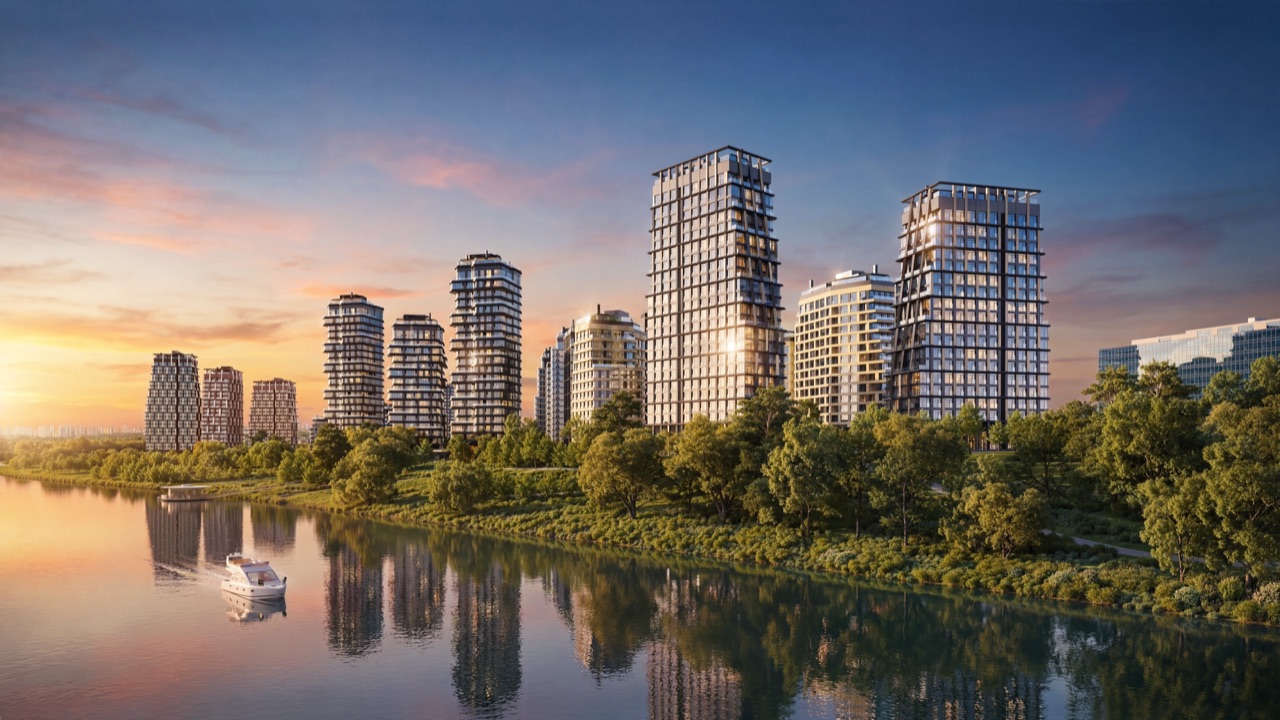 Остров 14, Москва — архитектурная визуализация для Донстрой, кадр 2