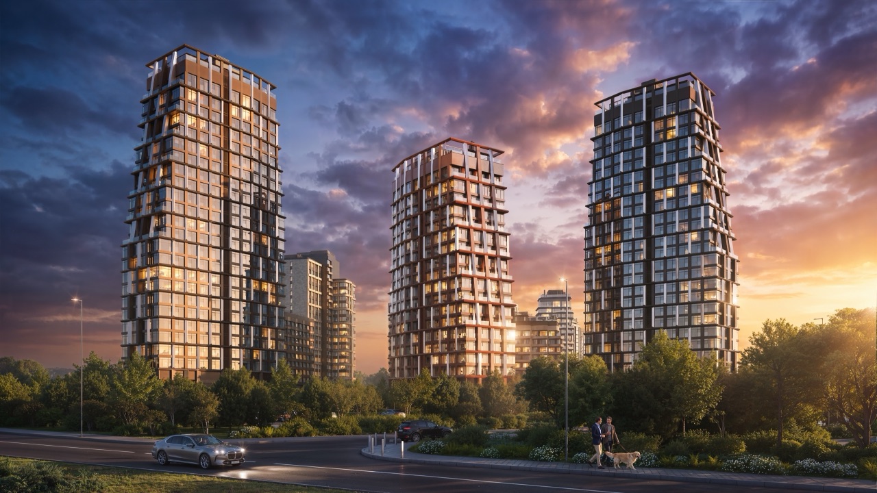 Остров 14, Москва — архитектурная визуализация для Донстрой, кадр 4