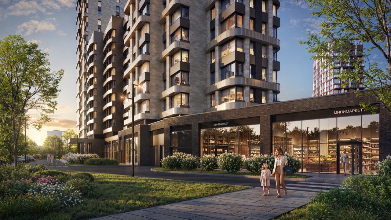 Остров 14, Москва — архитектурная визуализация для Донстрой, кадр 12