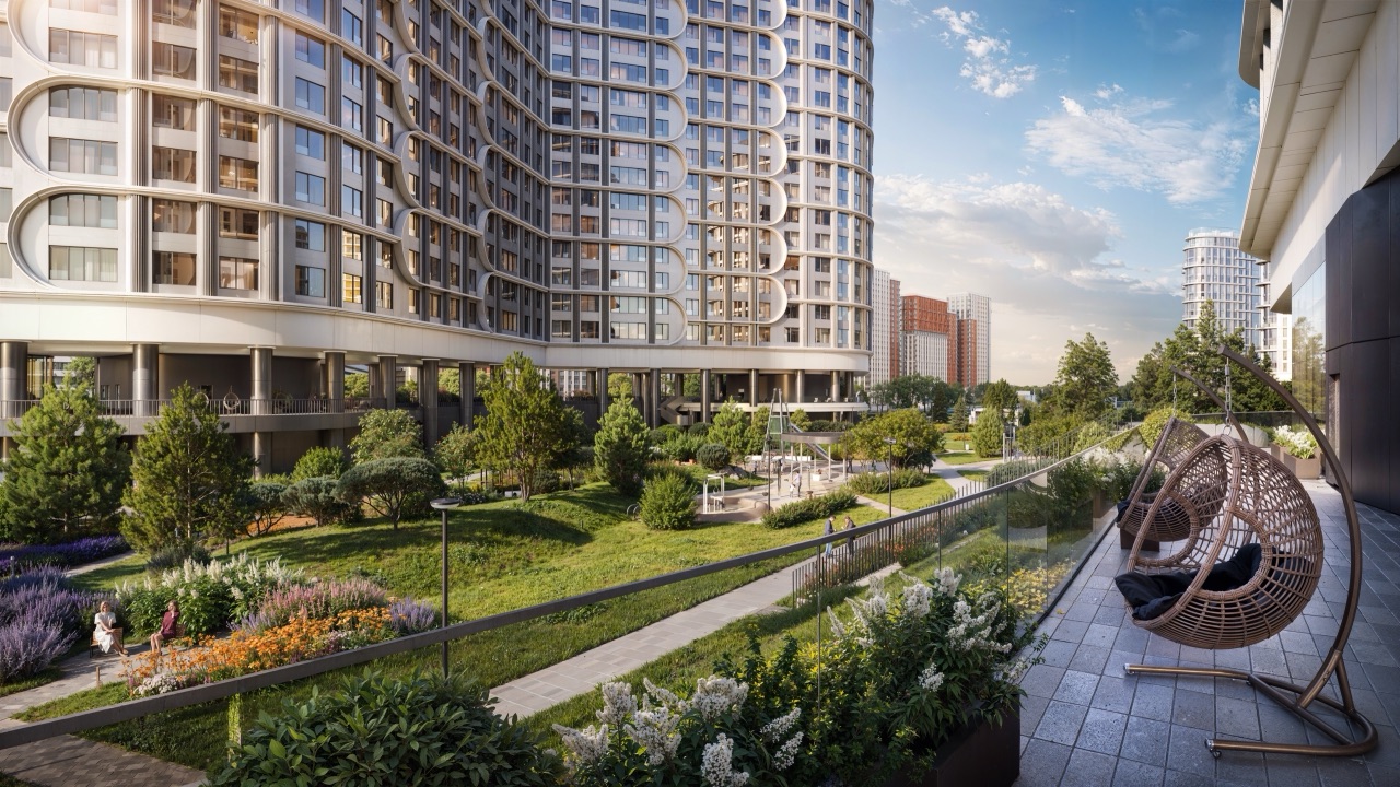Остров, Москва — 3D-визуализация для Донстрой, кадр 10