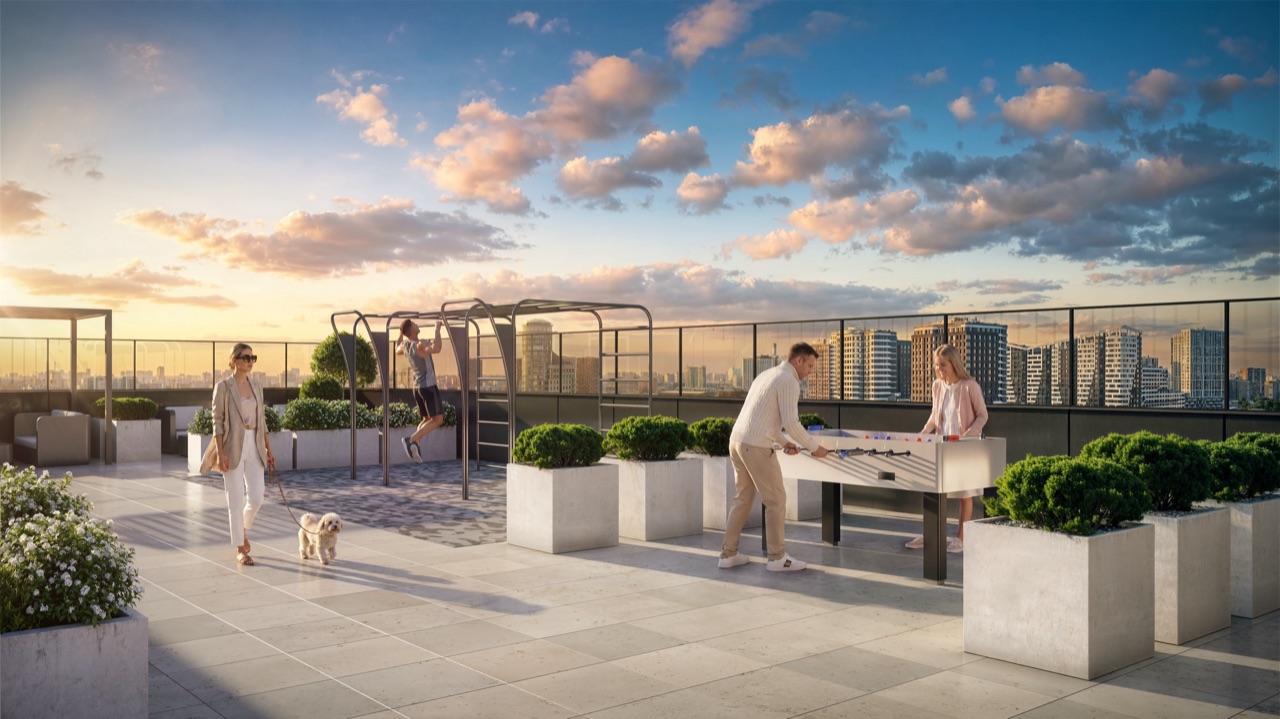 Символ 39, Москва — архитектурная визуализация для Донстрой, кадр 5