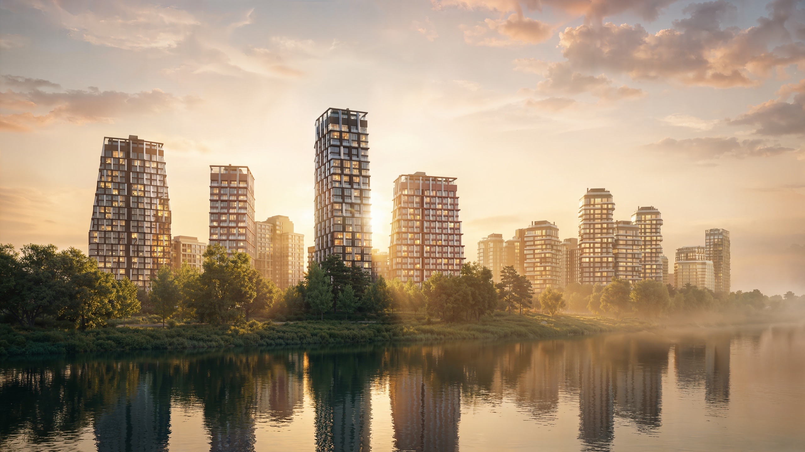 Остров 14, Москва — архитектурная визуализация для Донстрой, кадр 1