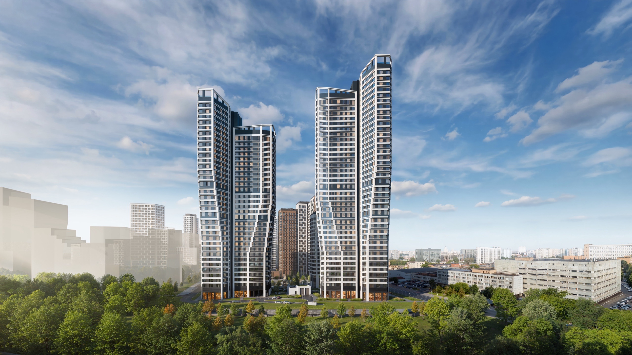 Символ 38, Москва — фотореалистичная визуализация для Донстрой, кадр 1