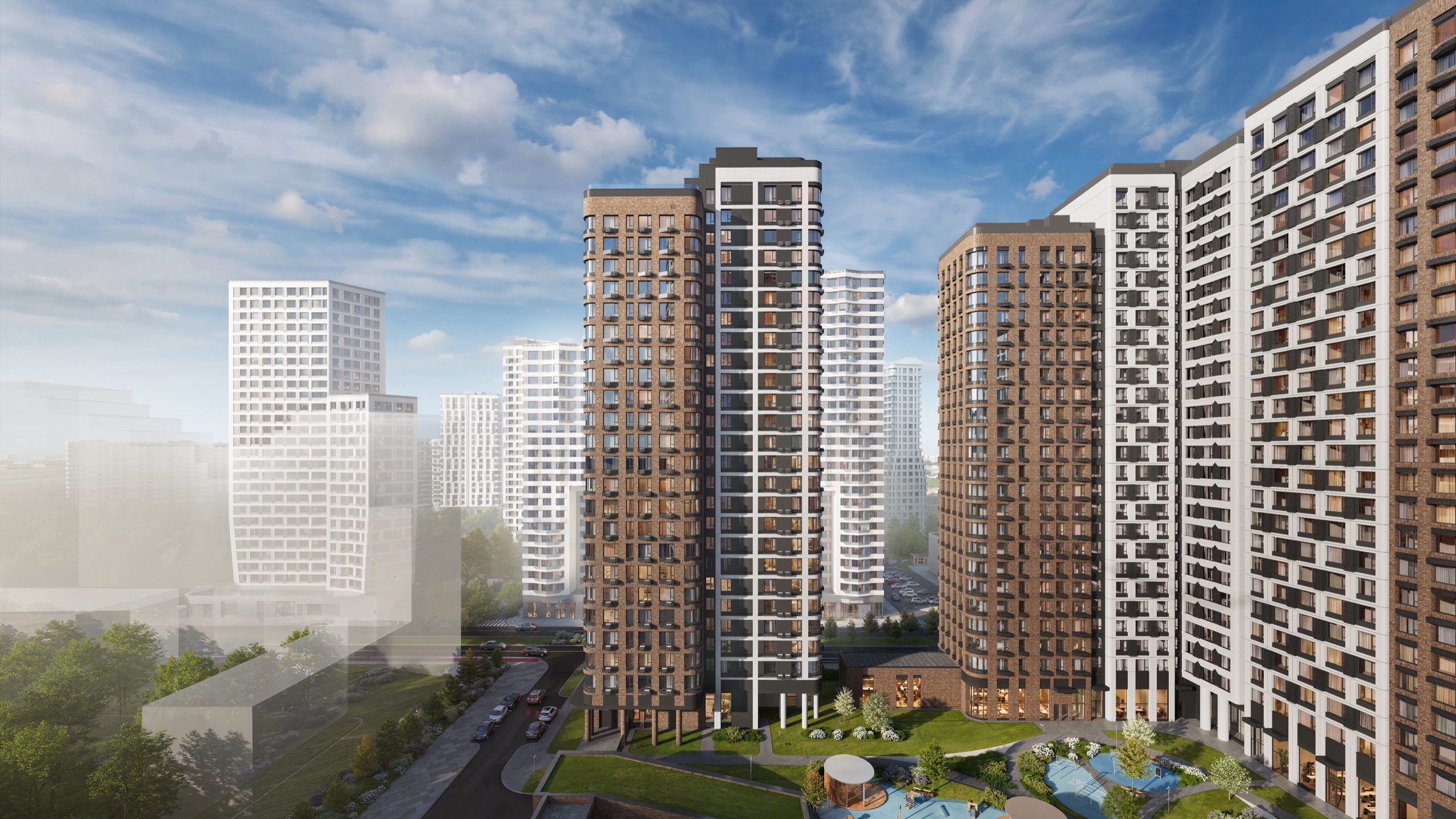 Символ 40 (Москва) — архитектурная 3D-визуализация для Донстрой